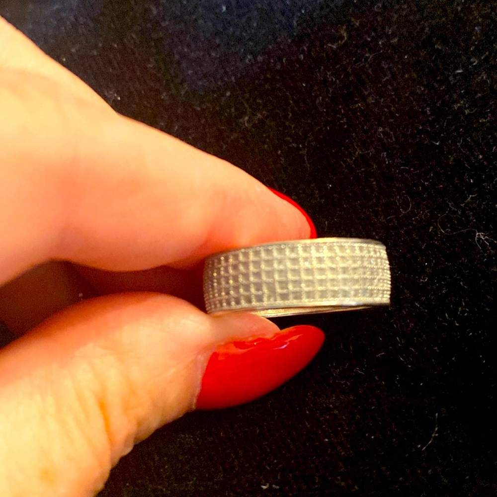 Micro Pave Infinity Ring/Band cz 8